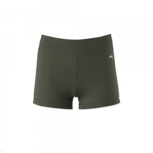 Beetle Green Tracksmith Bell Lap Women's Shorts Singapore | GIDVX-5208