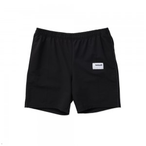 Black Tracksmith Bislett Men's Shorts Singapore | GIJWA-0539