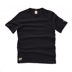 Black Tracksmith Grayboy Men's Tee Singapore | PDYCG-6283