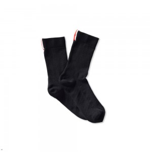 Black Tracksmith Speed Crew Sock Singapore | XOWAU-0235