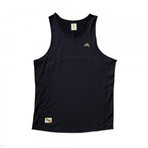 Black Tracksmith Twilight Men's Tank Singapore | WIUKT-5613