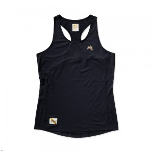 Black Tracksmith Twilight Women's Tank Singapore | ZMWBS-8639