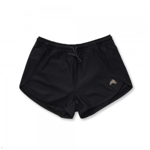 Black Tracksmith Van Cortlandt Women's Shorts Singapore | VZCTR-9570