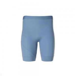 Blue Tracksmith Allston Half Men's Tights Singapore | UAIKM-2905