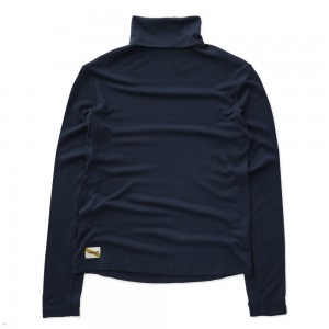 Blueberry Tracksmith Fells Turtleneck Men's Base Layer Singapore | GHOAE-1945