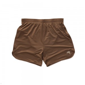 Brown Tracksmith Twilight Men's Shorts Singapore | KGMJO-8296