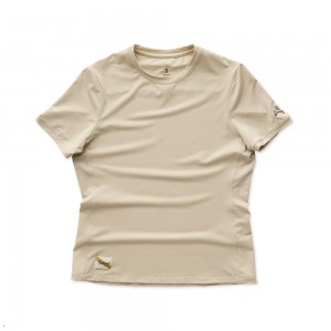 Cement Tracksmith Session Women's Tee Singapore | WVQNB-6784