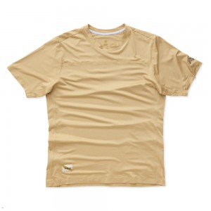 Chestnut Tracksmith Twilight Men's Tee Singapore | BTIWA-6241