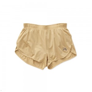 Chestnut Tracksmith Twilight Split Women's Shorts Singapore | XITGM-3496