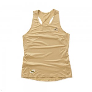 Chestnut Tracksmith Twilight Women's Tank Singapore | RUFVY-4697