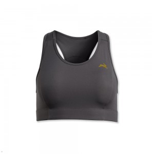 Dark Gray Tracksmith Allston Women's Bra Singapore | NUKCF-3407