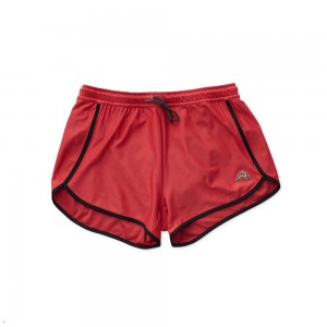 Dark Rose/Black Tracksmith Van Cortlandt Women's Shorts Singapore | PGQLV-2379