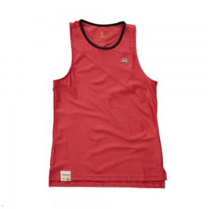 Dark Rose/Dark Rose/Black Tracksmith Van Cortlandt Women's Singlet Singapore | WUGIP-9760