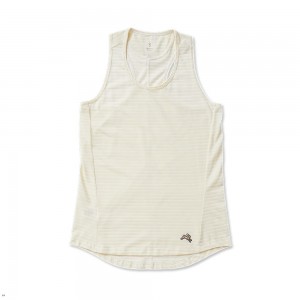 Dawn/Eggshell Tracksmith Horizon Women's Tank Singapore | NVHAD-3254