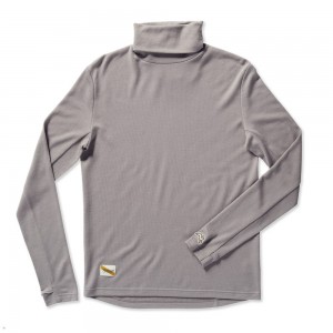 Gray Tracksmith Fells Turtleneck Men's Base Layer Singapore | AOJTR-6725