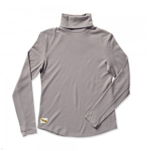 Gray Tracksmith Fells Turtleneck Women's Base Layer Singapore | FSAPI-3802