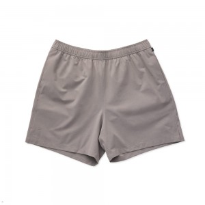 Gray Tracksmith Rapid Transit Men's Shorts Singapore | DKFZU-9265