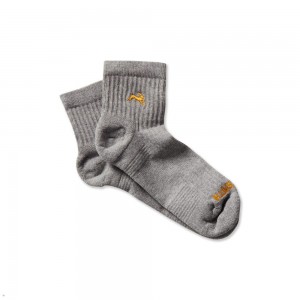 Gray Tracksmith Trackhouse Crew Sock Singapore | CHBVI-8963