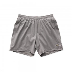 Grey Tracksmith Session Men's Shorts Singapore | XOHNL-1394