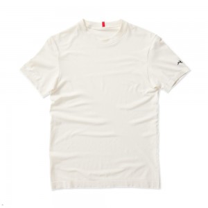 Ivory Tracksmith Cambridge Men's Tee Singapore | KDSZL-8374