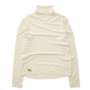 Ivory Tracksmith Fells Turtleneck Men's Base Layer Singapore | PBERO-1578