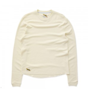 Ivory Tracksmith Fells Waffle Men's Base Layer Singapore | XRNAG-5263