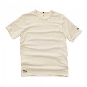 Ivory Tracksmith Grayboy Men's Tee Singapore | EDNZK-9245