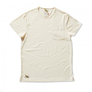 Ivory Tracksmith Run Cannonball Run Men's Tee Singapore | TCYIX-7206