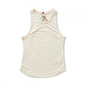 Ivory Tracksmith Run Cannonball Run Women's Tank Singapore | JBKPT-7241