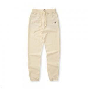 Ivory Tracksmith Trackhouse Men's Sweatpants Singapore | CWDNF-0789