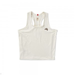 Ivory Tracksmith Twilight Crop Women's Tank Singapore | AVTYM-6180