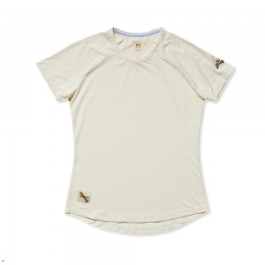 Ivory Tracksmith Twilight Women's Tee Singapore | USGBK-4329