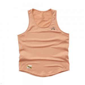 Muted Clay Tracksmith Session Women's Tank Singapore | SRQMZ-9580