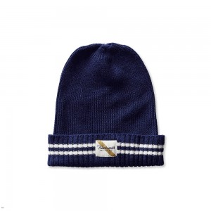 Navy/Ivory Tracksmith Varsity Runner's Caps Singapore | PQWUN-8635