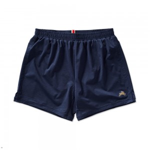 Navy Tracksmith Session Men's Shorts Singapore | SREJO-8319