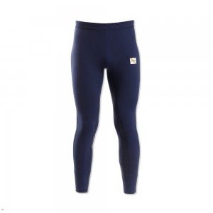 Navy Tracksmith Turnover Men's Tights Singapore | OPMQH-9183