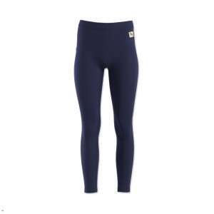 Navy Tracksmith Turnover Women's Tights Singapore | TIKXC-1289