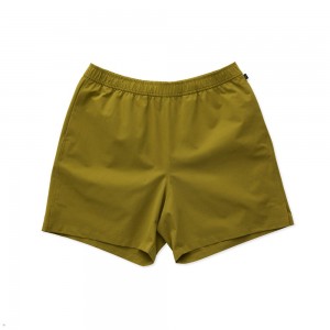 Olive Tracksmith Rapid Transit Men's Shorts Singapore | NOCLR-0689