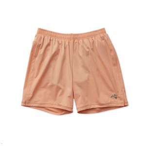 Orange Tracksmith Session Men's Shorts Singapore | LHIFE-4861