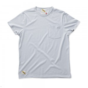 Pearl Blue Tracksmith Run Cannonball Run Men's Tee Singapore | SVIHP-7943