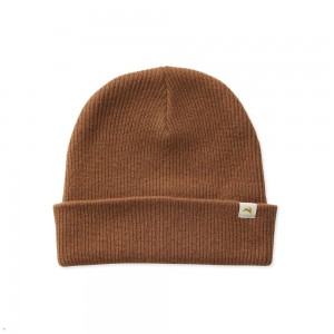 Pecan Tracksmith Prospect Beanie Singapore | CLOWM-5710