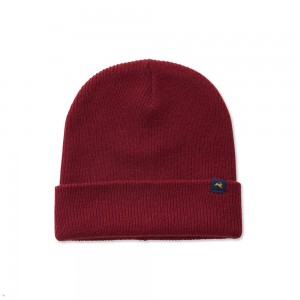 Pomegranate Tracksmith Prospect Beanie Singapore | FNIYU-1852