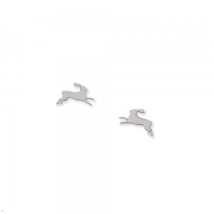 Silver Tracksmith Eliot Earrings Jewelry Singapore | SFRZL-2408