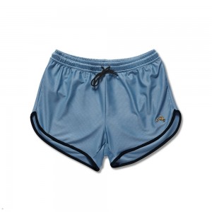 Slate/Black Tracksmith Van Cortlandt Men's Shorts Singapore | HDCLJ-8715