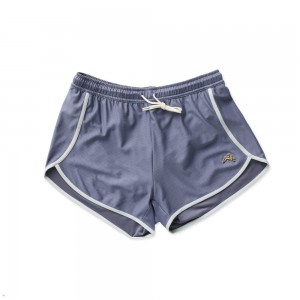 Stone Gray/Sky Gray Tracksmith Van Cortlandt Women's Shorts Singapore | NZDYT-5607