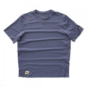 Stone Gray Tracksmith Session Men's Tee Singapore | FUBAK-4538