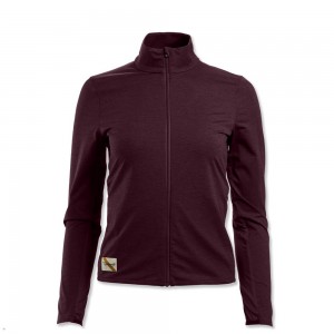 Wine Tracksmith Session Women's Jacket Singapore | OWYQN-9406