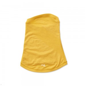 Yellow Tracksmith Brighton Neck Warmer Singapore | LFVUO-4621