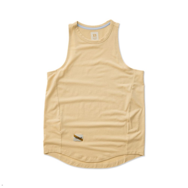 Apricot Tracksmith Harrier Women\'s Tank Singapore | QJUBS-7491