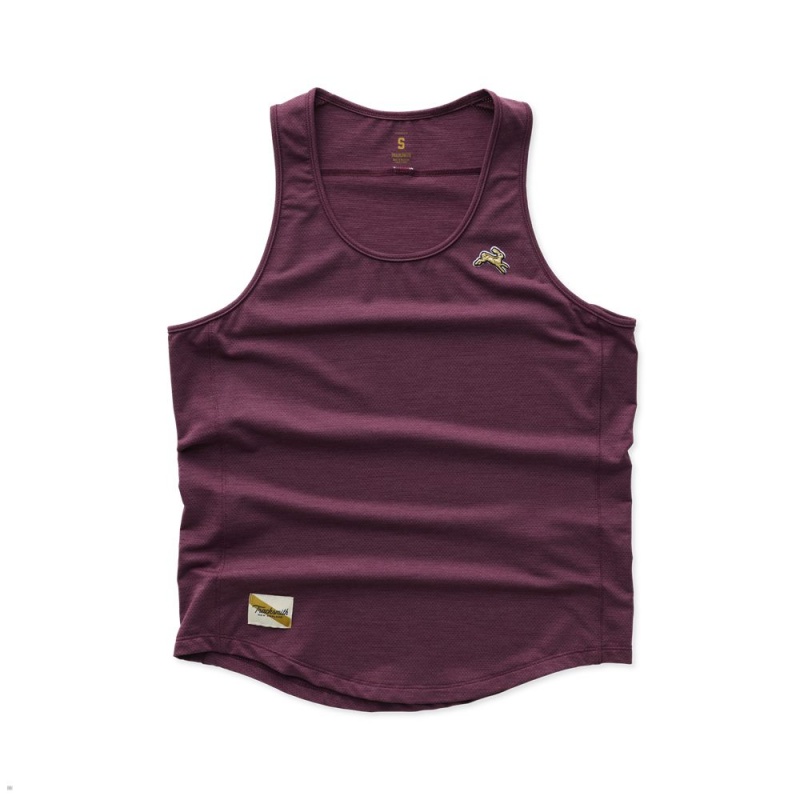 Aubergine Tracksmith Session Women\'s Tank Singapore | ZBVPO-5462